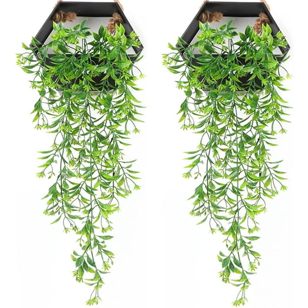 2PCS Artificial Hanging Flowers, Fake Hanging Flowers Vine Hanging