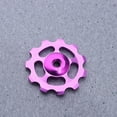 thumbnail image 4 of Milisten 2Pcs Aluminum Alloy Bike Wheel Rear Derailleur Pulley 11T for (Purple), 4 of 5
