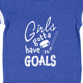 thumbnail image 4 of Inktastic Girls Gotta Have Goals Hockey Player Girls Baby Bodysuit, 4 of 5
