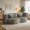 Silver Gray, variant on AUU Heart-Shaped 78.7" Convertible Sofa Bed – No Assembly Sponge Couch in a Box with Pillows, Multi-Functional Sleeper for Living Room, Apartment, or Guest Room
