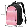 thumbnail image 5 of Cauagu Sparkly Glitter Print Travel Laptop with USB Charging Port,Extra Large Backpack College Backpack Business Work Bag Casual Daypack Perfert for Men Women, 5 of 7