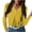 Yellow, variant on Fesfesfes Women Cardigan Women Fall And Winter Casual Long Sleeve Solid Color Sweater Tops Blouse Cardigan
