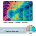 thumbnail image 2 of Tie Dye Polyester Non-Slip Game Mat Area Rug Floor Carpet Machine Washable, 2 of 6