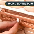 thumbnail image 4 of MesaSe Egg Organizer for Refrigerator 2 Tier Egg Holder with Time Scale Stackable Egg Drawer Clear Egg Storage Container Large Capacity 32/60 Egg Storage Tray Egg Organizer Bins for Kitch, 4 of 10