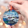 thumbnail image 4 of Nuuk Greenland Christmas Ornament, Ceramic, Acrylic - Polynesia Travel Souvenir, Seasonal Tree, Trip Keepsake 2025, Traveler Gift, Edition, Holiday Tree Decoration, 4 of 5