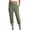 Green, variant on Tqcoqu Capri Pants for Women High Waisted Loose Fit Elastic Waist Casual Capris Trousers with Pocket,Beige,Women's S-XXXL