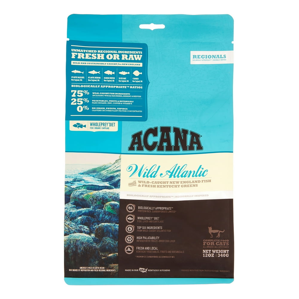 Acana Wild Atlantic GrainFree Dry Cat Food, 12 Oz