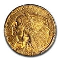 thumbnail image 2 of 1925-D $2.50 Indian Gold Quarter Eagle AU-58 PCGS, 2 of 3