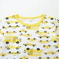 thumbnail image 6 of WIBACKER 3-8T Boys' Two Piece Excavator Sleepwear Top and Bottom Pajama Set Kids Cool Short Summer Pjs, 6 of 6