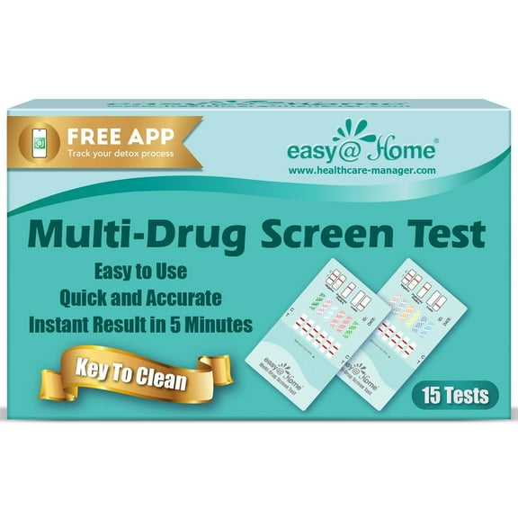 Easy@Home Edoap-264 Instant 6 Panel Urine Drug Test 15 Pack