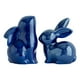 thumbnail image 4 of Adornos de conejo para mueble de TV o estantería, figuras de conejo de cerámica para decoración del hogar, pequeñas figuras de conejo para sala de estar, estudio, soporte de TV, estantería, 4 of 7