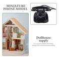 thumbnail image 4 of KAKOWELY Teléfono en miniatura retro para casa de muñecas, modelo de teléfono vintage, mini figura de teléfono, 4 of 5