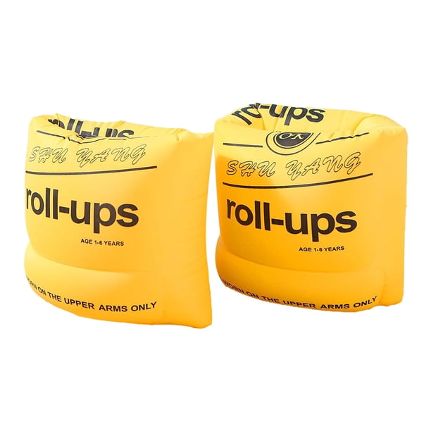 Bandas De Brazo De Natación Inflables Mangas De Flotación Anillos De Natación Flotadores Brazaletes De Tubo Para Adultos 1 Par qarigey OD015941-02