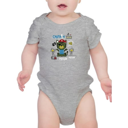 

Cat The Pirate Funny Animal Art Bodysuit Infant -Image by Shutterstock 24 Months