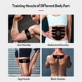 thumbnail image 4 of Graflsoa 6 Modes 9 Intensity Abdominal Muscle Trainer with Arm Belts, Cordless Home & Office Use, 4-Piece Color Box Set (Red Edge Battery Version, Batteries Not Included), 4 of 6
