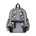 thumbnail image 3 of Skull and Butterfly Gothic Pattern Backpack for School, Cute School Bag with Adjustable Shoulder Straps and Padded Back, 13.4"x11"x4.7", 3 of 5