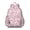 Pink, variant on Red Tie Dye Pattern Backpack for School,Schoolbag with Adjustable Shoulder Straps & Padded Back,13.4"x11"x4.7"