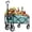 Light Green, variant on DreamBuck Foldable Garden Wagon with Strapping System, Collapsible Multi-Use Utility Cart with 360° All-Terrain Wheels, Heavy Duty Wagon for Beach, Camping, Gardening, and Shopping, Orange