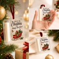 thumbnail image 3 of AURIGATE Acrylic Christmas Money Holder Ornament Clear Cash Gift Ball with Slot and Velvet Ribbon Double Sided Printed Hanging Decoration for Tree Holiday Gift, 3 of 7