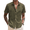 Olive Green, variant on COOFANDY Men's Linen Solid Wedding Short Sleeve Shirt Button Up Relaxed-Fit Shirts