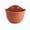 Red, variant on Leodye 1PCS Half Round Plastic Wall Mount Planter, Breathable Durable Structure, Hanging Flower Pot for Home Balcony Garden Indoor Outdoor Plant Decoration -8.7×7.1×5.1in