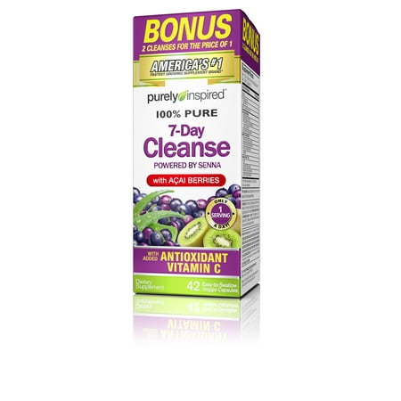 Purely Inspired 100% Pure 7 Day Cleanse Capsules, 42