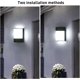 thumbnail image 2 of Wall Lamp 20W Outdoor Wall Light Waterproof IP65 LED Wall Lamp for Balcony, Garden, Street, Garage, Black (Cool White), 2 of 4
