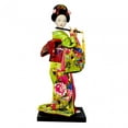 thumbnail image 2 of Muñecas Geisha japonesas étnicas, estatuilla de dama oriental, muñeca Geisha asiática de estilo vintage para decoración de mesa, estante para el hogar Estilo H, 2 of 8