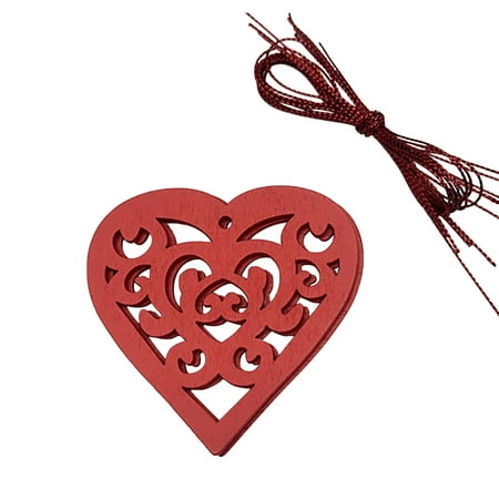 

Christmas Ornament Balls Large Wooden Crafts Creative Love Pendant DIY Love Hollow Wedding Supplies Valentine s Day Decoration Pendant