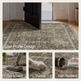 thumbnail image 4 of KUETH Modern 2x3 Area Rugs for Living Room, Non Slip Machine Washable Retro Rugs, Low Pile Chenille Print Rug for Bedroom, Dining Room, Home Office, 4 of 9