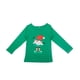 thumbnail image 4 of Pantalones De Camisa De Otoño Conjunto de pijama familiar de 2 piezas con cuello redondo y estampado de dibujos animados estilo navideño traje diario Cgtredaw Niño Verde 6-7T para Niño, 4 of 9