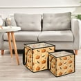 thumbnail image 6 of Home Organizer Foldable Fabric Storage Bin With Handle Pumpkin and Bats, 6 of 7