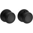 thumbnail image 2 of Baldwin Reserve PSTRATRR190 Passage Traditional Knob and Round Rose with 6AL Latch and Dual Strike Satin Black Finish, 2 of 4