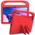 thumbnail image 2 of SaniMore for Lenovo Tab M10 Plus 3rd Gen 10.6" 2022 EVA Kids Case, Skid-Proof Texture Case with Holder & Foldable 2 in 1 Kickstand Pencil Holder Shockproof Protective Case for Boys Girls, Red, 2 of 6