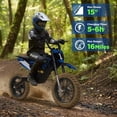 thumbnail image 2 of Wisairt 36V Electric Dirt Bike, 900W Electric Motorcycle for Teens, 22 MPH Speed & 16 Miles Range, 10.4Ah Battery Powered Ride on Dirt Bicycle with 16" Tire and Dual Disc Brakes, Ages 13+, Blue, 2 of 10