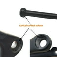 thumbnail image 4 of 142x12mm Thru Axle 40g Aluminum Alloy Bicycle Black P1.0 Thru Axle Φ12x168LxM12 (P1.0)x19L Useful Newest Protable, 4 of 6