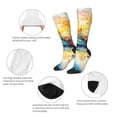 thumbnail image 3 of Yiaed Colorful Fishing Boats Print Great elasticity Adult Stockings Sports socks for Men and Women, 3 of 6