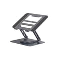 thumbnail image 3 of Laptop Stand Rotating Bracket Aluminum Alloy Portable Desktop Riser for Home Office Use, Silver, 3 of 8
