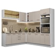 thumbnail image 2 of Cocina Integral de Esquina Madesa Agata 459cm Blanco/Crema, 2 of 5