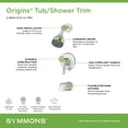thumbnail image 2 of Origins Single Handle 1-Spray Tub and Shower Faucet Trim in Satin Nickel - 1.5 GPM (Valve Not Included), 2 of 6