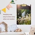 thumbnail image 7 of FMSHPON Fresh White Horse Clipboard Hardboard Wood Nursing Clip Board and Pull for Standard A4 Letter 13x9 inches, 7 of 7