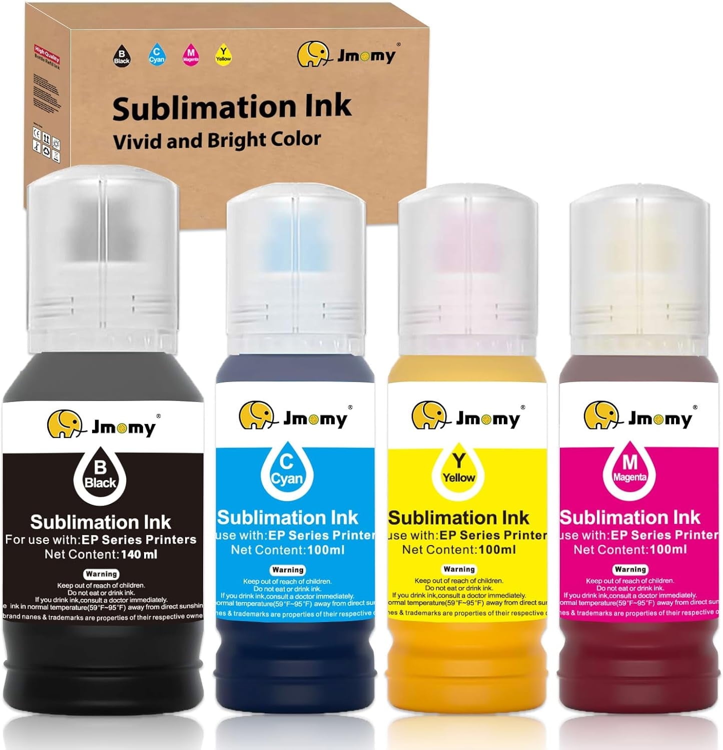 Autofill Syringe-Free Sublimation Ink for Epson ET-2400 ET-2720 ET-2760 ET-2750 ET-2800 ET-2803 ET-2850 ET-3760 ET-3830