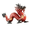 thumbnail image 4 of Kokiya Traditional Chinese Dragon Statue Figurine New Year Ornament for Car Accessories Red, 4 of 9