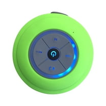 Blasgw Portable Bluetooth Speaker Wireless Shower Speakers For Phone Bluetooth Subwoofer Hand Free Car Speaker Loudspeaker Green