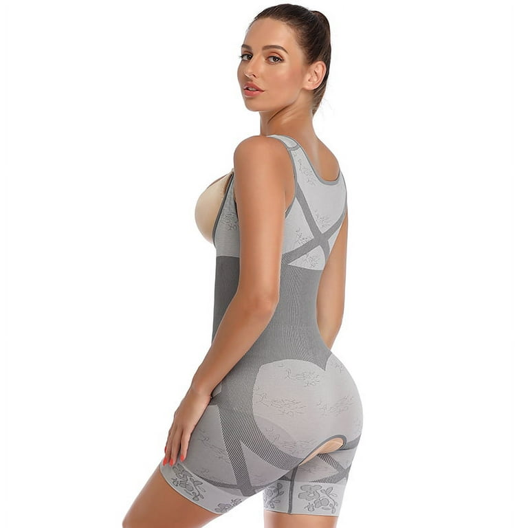 Slimmer Mid-Thigh Bodysuit Firm Tummy Control Slimming Body Shaper Girdle :  : Clothing, Shoes & Accessories