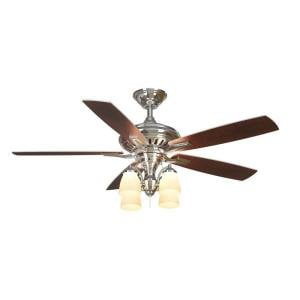 UPC 718212149508 product image for Bristol Lane 52 inch Polished Nickel Ceiling Fan with Light Kit | upcitemdb.com