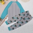 thumbnail image 6 of NOLDARES Pajamas Sets Viscose from Bamboo Toddler Boys Snug Fit Pjs Kids Short Sleeve Graphic Top & Pants Breathable Sleepwear 6-24 Months 2t 3t 4t 5t 6t 7t 8t 9t Children,Sky Blue,7-8 Y, 6 of 9