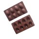 thumbnail image 2 of Moldes de silicona con forma de huevo de Pascua de 8 cavidades, aptos para uso alimentario, para decoración de tartas, chocolate, dulces, muffins, pan y helados., 2 of 5