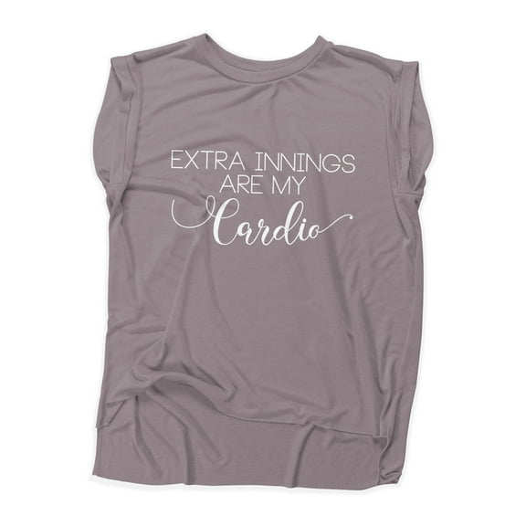 NanyCrafts' Extra Innings are my Cardio Flowy Muscle Tee