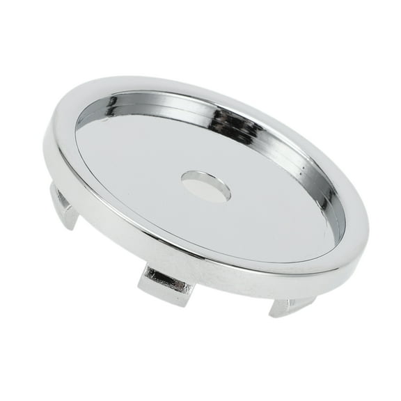 Universal Car Wheel Center Hub Cap Rim Cover Hub Caps for Most Cars 2.55" OD 1 Pcs Chrome Silver Tone